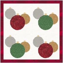 Load image into Gallery viewer, Baubles, Foundation Paper Piecing Pattern (FPP Pattern), Quilt Block, 2 Styles each in 3 sizes FPP Patterns- Full Bobbin Designs foundation paper piecing patterns quilt block patterns sewing patterns