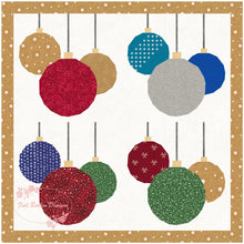 Load image into Gallery viewer, Baubles, Foundation Paper Piecing Pattern (FPP Pattern), Quilt Block, 2 Styles each in 3 sizes FPP Patterns- Full Bobbin Designs foundation paper piecing patterns quilt block patterns sewing patterns