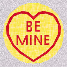 Load image into Gallery viewer, Be Mine, Love Heart Sweet, Foundation Paper Piecing Pattern (FPP Pattern), Quilt Block, 3 sizes FPP Patterns- Full Bobbin Designs foundation paper piecing patterns quilt block patterns sewing patterns