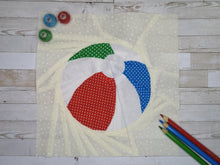 Load image into Gallery viewer, Beach Ball Foundation Paper Piecing Pattern (FPP Pattern), Quilt Block, 5 sizes FPP Patterns- Full Bobbin Designs foundation paper piecing patterns quilt block patterns sewing patterns