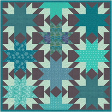 Load image into Gallery viewer, Bear Claw, Foundation Paper Piecing, FPP Pattern, 3 sizes FPP Patterns- Full Bobbin Designs foundation paper piecing patterns quilt block patterns sewing patterns