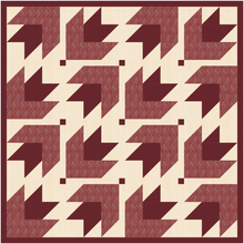 Load image into Gallery viewer, Bear Claw, Foundation Paper Piecing, FPP Pattern, 3 sizes FPP Patterns- Full Bobbin Designs foundation paper piecing patterns quilt block patterns sewing patterns