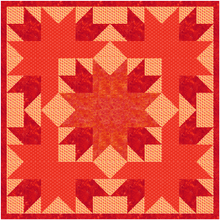 Load image into Gallery viewer, Bear Claw, Foundation Paper Piecing, FPP Pattern, 3 sizes FPP Patterns- Full Bobbin Designs foundation paper piecing patterns quilt block patterns sewing patterns