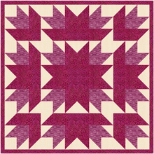 Load image into Gallery viewer, Bear Claw, Foundation Paper Piecing, FPP Pattern, 3 sizes FPP Patterns- Full Bobbin Designs foundation paper piecing patterns quilt block patterns sewing patterns