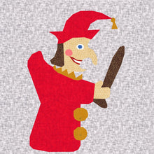 Load image into Gallery viewer, Beside the Seaside, Theatre Puppets, Foundation Paper Piecing Pattern (FPP Pattern), Quilt Blocks, 2 Patterns each in 3 sizes FPP Patterns- Full Bobbin Designs foundation paper piecing patterns quilt block patterns sewing patterns