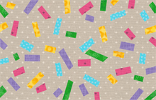 Load image into Gallery viewer, Broken Sprinkles, Cupcake, Foundation Paper Piecing Pattern (FPP Pattern), Quilt Block, 1 size FPP Patterns- Full Bobbin Designs foundation paper piecing patterns quilt block patterns sewing patterns