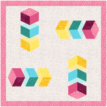 Load image into Gallery viewer, Building Blocks, Foundation Paper Piecing Pattern (FPP Pattern), 3 sizes FPP Patterns- Full Bobbin Designs foundation paper piecing patterns quilt block patterns sewing patterns