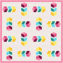 Load image into Gallery viewer, Building Blocks, Foundation Paper Piecing Pattern (FPP Pattern), 3 sizes FPP Patterns- Full Bobbin Designs foundation paper piecing patterns quilt block patterns sewing patterns