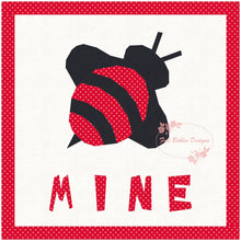 Load image into Gallery viewer, Bumble Bee, Foundation Paper Piecing Pattern (FPP), Quilt Block, 4 sizes FPP Patterns- Full Bobbin Designs foundation paper piecing patterns quilt block patterns sewing patterns