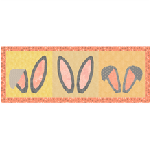 Load image into Gallery viewer, Bunny Ears, Foundation Paper Piecing Pattern (FPP Pattern), Quilt Block, 3 Designs, 3 Sizes FPP Patterns- Full Bobbin Designs foundation paper piecing patterns quilt block patterns sewing patterns