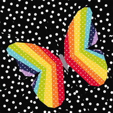 Load image into Gallery viewer, Butterfly Flutterby, Foundation Paper Piecing Pattern (FPP Pattern), Quilt Block, 3 sizes FPP Patterns- Full Bobbin Designs foundation paper piecing patterns quilt block patterns sewing patterns