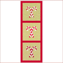 Load image into Gallery viewer, Candy Cane, Foundation Paper Piecing Patterns (FPP Pattern), Quilt Block, 3 sizes FPP Patterns- Full Bobbin Designs foundation paper piecing patterns quilt block patterns sewing patterns