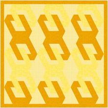 Load image into Gallery viewer, Chainlink, Foundation Paper Piecing Pattern (FPP Pattern), 3 sizes FPP Patterns- Full Bobbin Designs foundation paper piecing patterns quilt block patterns sewing patterns