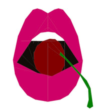 Load image into Gallery viewer, Cherry Lips Foundation Paper Piecing Pattern (FPP Pattern), Quilt Block, 1 Size FPP Patterns- Full Bobbin Designs foundation paper piecing patterns quilt block patterns sewing patterns