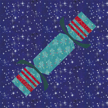 Load image into Gallery viewer, Christmas Cracker Foundation Paper Piecing Pattern (FPP Pattern), Quilt Block, 3 sizes FPP Patterns- Full Bobbin Designs foundation paper piecing patterns quilt block patterns sewing patterns