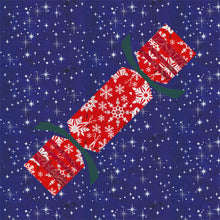 Load image into Gallery viewer, Christmas Cracker Foundation Paper Piecing Pattern (FPP Pattern), Quilt Block, 3 sizes FPP Patterns- Full Bobbin Designs foundation paper piecing patterns quilt block patterns sewing patterns