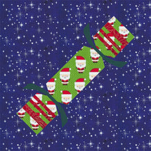 Load image into Gallery viewer, Christmas Cracker Foundation Paper Piecing Pattern (FPP Pattern), Quilt Block, 3 sizes FPP Patterns- Full Bobbin Designs foundation paper piecing patterns quilt block patterns sewing patterns