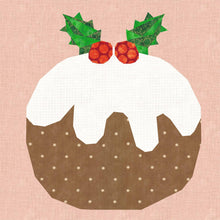Load image into Gallery viewer, Christmas Pud! Foundation Paper Piecing Pattern (FPP Pattern), Quilt Block, 3 sizes FPP Patterns- Full Bobbin Designs foundation paper piecing patterns quilt block patterns sewing patterns