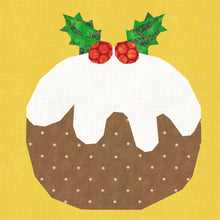 Load image into Gallery viewer, Christmas Pud! Foundation Paper Piecing Pattern (FPP Pattern), Quilt Block, 3 sizes FPP Patterns- Full Bobbin Designs foundation paper piecing patterns quilt block patterns sewing patterns