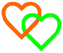 Load image into Gallery viewer, Connected Hearts, Foundation Paper Piecing Pattern (FPP Pattern), Quilt Block, 3 sizes FPP Patterns- Full Bobbin Designs foundation paper piecing patterns quilt block patterns sewing patterns