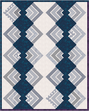 Load image into Gallery viewer, Cornerstone, Foundation Paper Piecing, FPP Pattern, 3 sizes FPP Patterns- Full Bobbin Designs foundation paper piecing patterns quilt block patterns sewing patterns