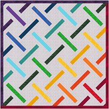 Load image into Gallery viewer, Cross Hatch, Foundation Paper Piecing, FPP Pattern, 4 sizes FPP Patterns- Full Bobbin Designs foundation paper piecing patterns quilt block patterns sewing patterns