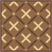 Load image into Gallery viewer, Cross Hatch, Foundation Paper Piecing, FPP Pattern, 4 sizes FPP Patterns- Full Bobbin Designs foundation paper piecing patterns quilt block patterns sewing patterns