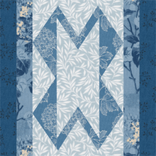 Load image into Gallery viewer, Crossroads, Foundation Paper Piecing, FPP Pattern, 3 sizes FPP Patterns- Full Bobbin Designs foundation paper piecing patterns quilt block patterns sewing patterns