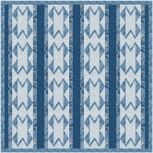 Load image into Gallery viewer, Crossroads, Foundation Paper Piecing, FPP Pattern, 3 sizes FPP Patterns- Full Bobbin Designs foundation paper piecing patterns quilt block patterns sewing patterns