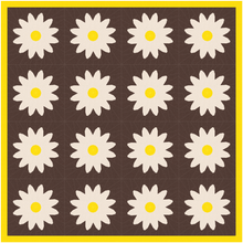 Load image into Gallery viewer, Daisy, Daisy, Foundation Paper Piecing, FPP Pattern, 3 sizes FPP Patterns- Full Bobbin Designs foundation paper piecing patterns quilt block patterns sewing patterns