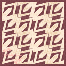 Load image into Gallery viewer, Deco Flower, Foundation Paper Piecing, FPP Pattern, 3 sizes FPP Patterns- Full Bobbin Designs foundation paper piecing patterns quilt block patterns sewing patterns