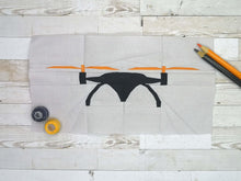 Load image into Gallery viewer, Drone Foundation Paper Piecing Pattern (FPP Pattern), Quilt Block, 1 Size FPP Patterns- Full Bobbin Designs foundation paper piecing patterns quilt block patterns sewing patterns