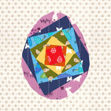 Load image into Gallery viewer, Easter Egg Set - Buy all 9 and get 35% off the original price FPP Patterns- Full Bobbin Designs foundation paper piecing patterns quilt block patterns sewing patterns