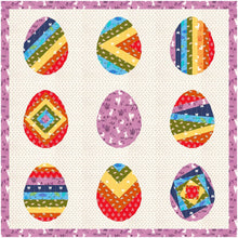 Load image into Gallery viewer, Easter Egg Set - Buy all 9 and get 35% off the original price FPP Patterns- Full Bobbin Designs foundation paper piecing patterns quilt block patterns sewing patterns