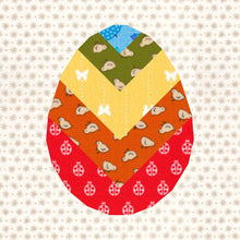 Load image into Gallery viewer, Easter Egg Set - Buy all 9 and get 35% off the original price FPP Patterns- Full Bobbin Designs foundation paper piecing patterns quilt block patterns sewing patterns