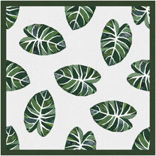 Load image into Gallery viewer, Elephant Ear Leaf, Plant, Foundation Paper Piecing Pattern (FPP Pattern), Quilt Block, 4 sizes FPP Patterns- Full Bobbin Designs foundation paper piecing patterns quilt block patterns sewing patterns