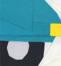 Load image into Gallery viewer, Enjoy The Ride! Vespa Scooter Foundation Paper Piecing Pattern (FPP Pattern), Quilt Block, 3 sizes FPP Patterns- Full Bobbin Designs foundation paper piecing patterns quilt block patterns sewing patterns