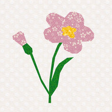 Load image into Gallery viewer, Forget-Me-Not, Flower, Foundation Paper Piecing Pattern (FPP Pattern), Quilt Block, 3 sizes FPP Patterns- Full Bobbin Designs foundation paper piecing patterns quilt block patterns sewing patterns