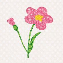 Load image into Gallery viewer, Forget-Me-Not, Flower, Foundation Paper Piecing Pattern (FPP Pattern), Quilt Block, 3 sizes FPP Patterns- Full Bobbin Designs foundation paper piecing patterns quilt block patterns sewing patterns