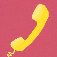 Load image into Gallery viewer, Call Me! Foundation Paper Piecing Pattern (FPP Pattern), Quilt Block, 4 Sizes