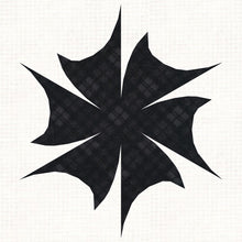 Load image into Gallery viewer, Iris Fold Flower, Foundation Paper Piecing, FPP Pattern, 5 sizes