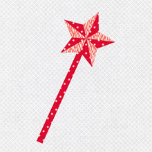 Load image into Gallery viewer, Fairy Wand, Princess, Foundation Paper Piecing Pattern (FPP Pattern), Quilt Block, 4 sizes FPP Patterns- Full Bobbin Designs foundation paper piecing patterns quilt block patterns sewing patterns