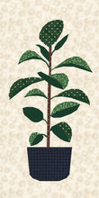 Load image into Gallery viewer, Ficus, Rubber Plant, Foundation Paper Piecing Pattern (FPP Pattern), Quilt Block, 1 size FPP Patterns- Full Bobbin Designs foundation paper piecing patterns quilt block patterns sewing patterns