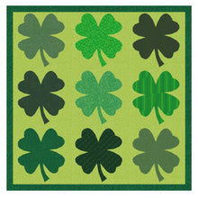 Load image into Gallery viewer, Four Leaf Clover, Foundation Paper Piecing Pattern (FPP Pattern), Quilt Block, 3 sizes FPP Patterns- Full Bobbin Designs foundation paper piecing patterns quilt block patterns sewing patterns