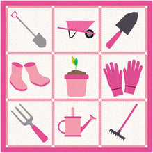 Load image into Gallery viewer, Gardening Trowel, Foundation Paper Piecing Pattern (FPP Pattern), Quilt Block, 3 sizes FPP Patterns- Full Bobbin Designs foundation paper piecing patterns quilt block patterns sewing patterns