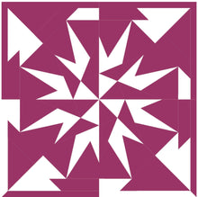 Load image into Gallery viewer, Geo Star, Foundation Paper Piecing Pattern (FPP Pattern), 6 sizes FPP Patterns- Full Bobbin Designs foundation paper piecing patterns quilt block patterns sewing patterns