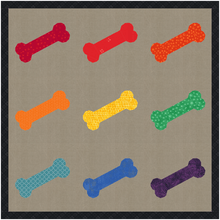 Load image into Gallery viewer, Give a Dog a Bone. Foundation Paper Piecing Pattern (FPP Pattern), Quilt Block, 6 sizes FPP Patterns- Full Bobbin Designs foundation paper piecing patterns quilt block patterns sewing patterns