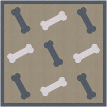 Load image into Gallery viewer, Give a Dog a Bone. Foundation Paper Piecing Pattern (FPP Pattern), Quilt Block, 6 sizes FPP Patterns- Full Bobbin Designs foundation paper piecing patterns quilt block patterns sewing patterns