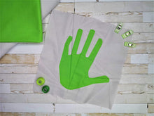 Load image into Gallery viewer, Handprints Foundation Paper Piecing Pattern (FPP Pattern), Quilt Block, 3 Sizes, Left and Right Versions FPP Patterns- Full Bobbin Designs foundation paper piecing patterns quilt block patterns sewing patterns