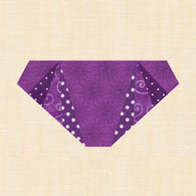 Load image into Gallery viewer, Hipster Panties, Foundation Paper Piecing, FPP Pattern, 3 sizes FPP Patterns- Full Bobbin Designs foundation paper piecing patterns quilt block patterns sewing patterns